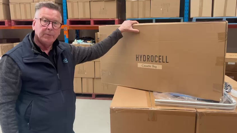 Hydrocell: Unboxing the Cassette Bags' Drop Sheet